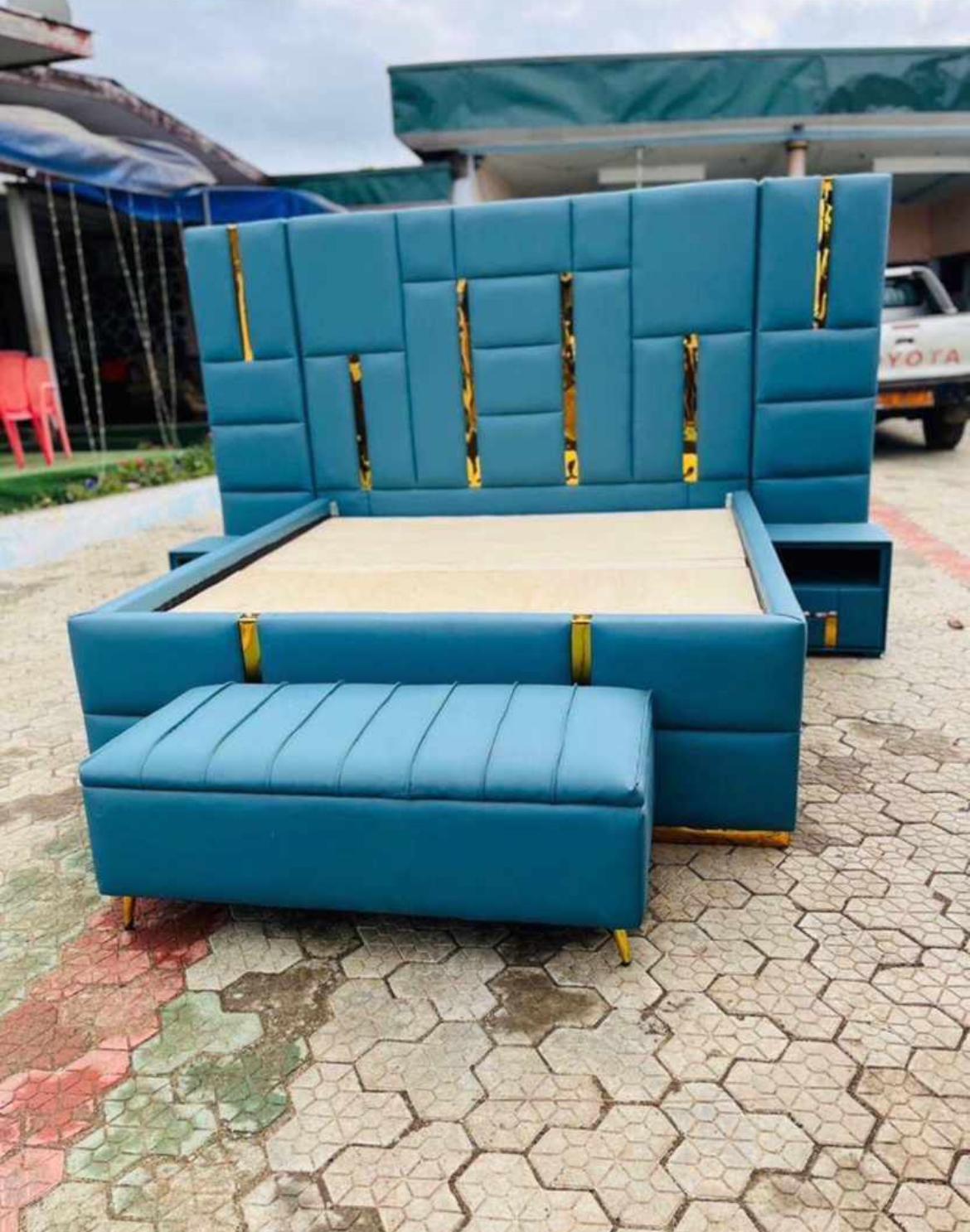 Royal Blue Bed Frame